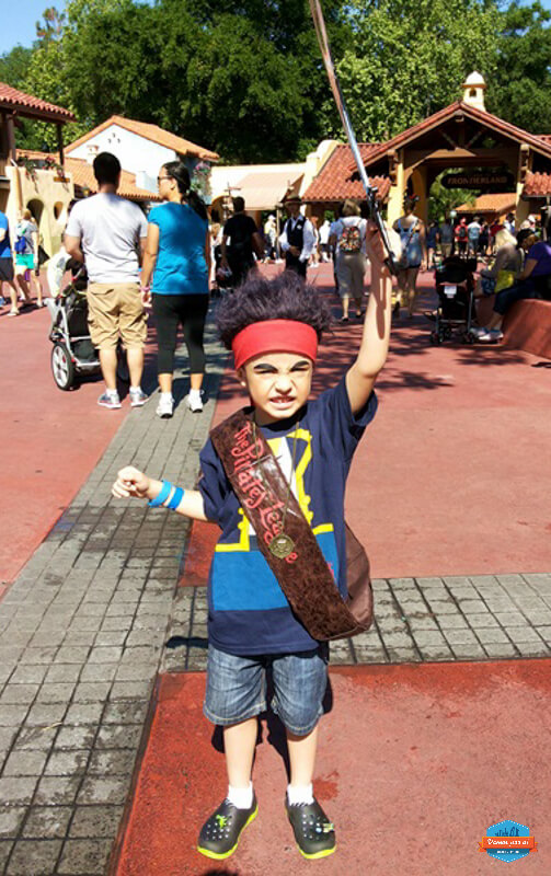 onde levar as crianças para virarem pirata na Disney? Pirata Biel no Parque Magic Kingdom
