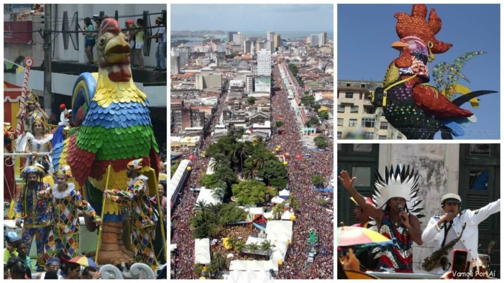Galo da Madrugada no Carnaval de Recife