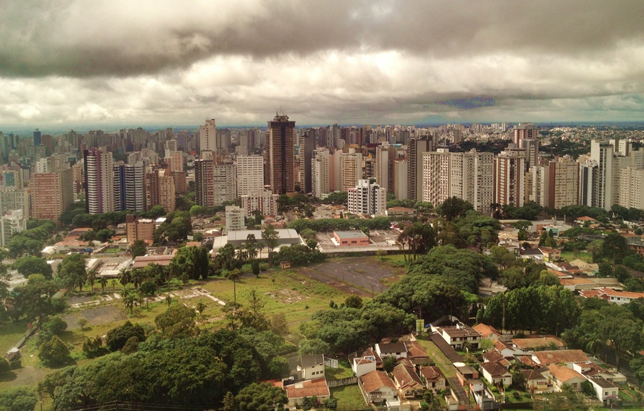 Vista de Curitiba a partir da Torre Panorâmica