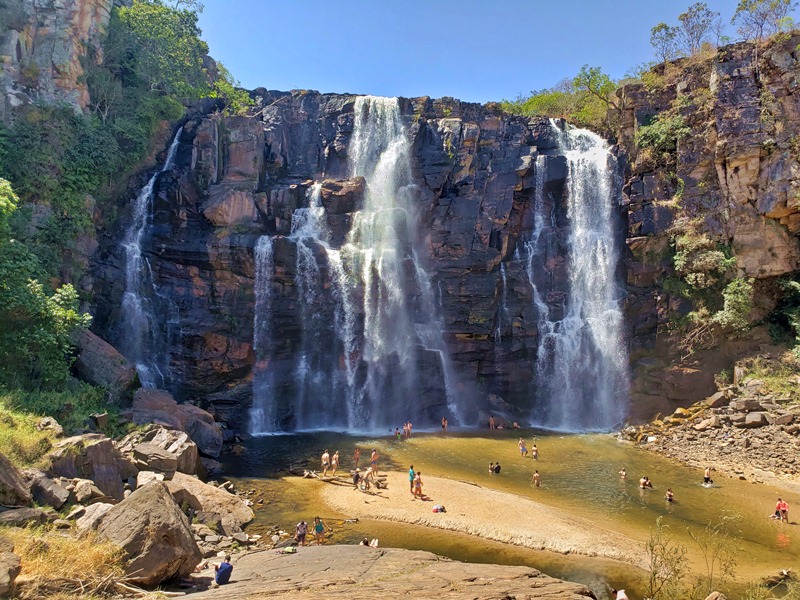 Cachoeira Salto Corumbá em Goiás, cachoeiras mais bonitas de Goiás, cachoeiras encantadoras de Goiás, pra onde viajar em Goiás