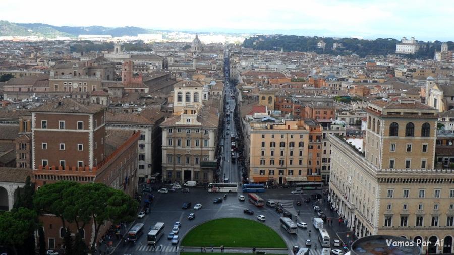 Vista panorâmica de Roma
