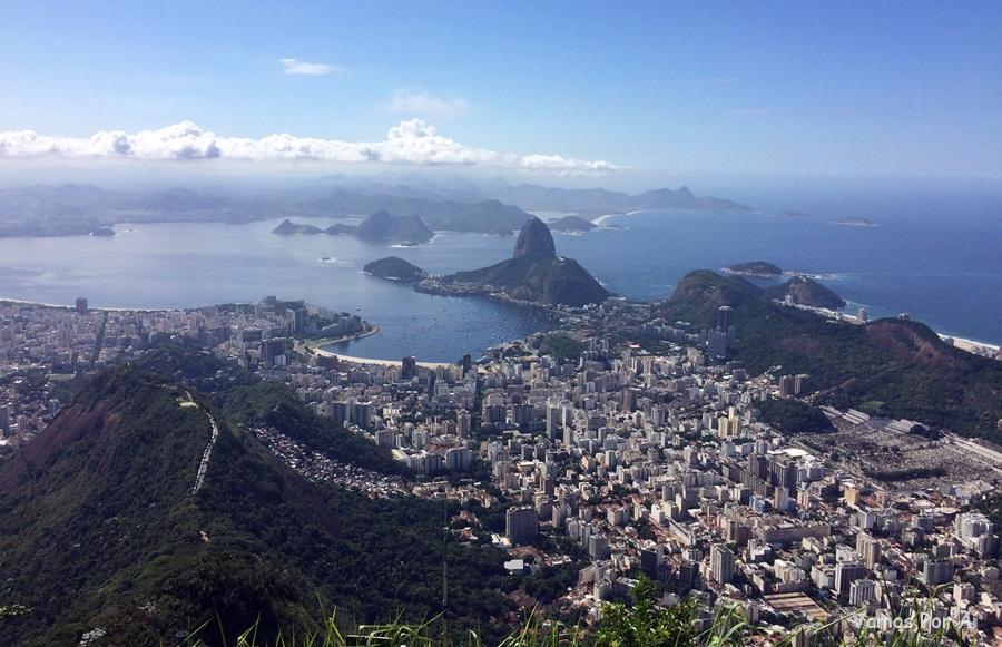 Vista do Cristo Redentor no Rio de Janeiro