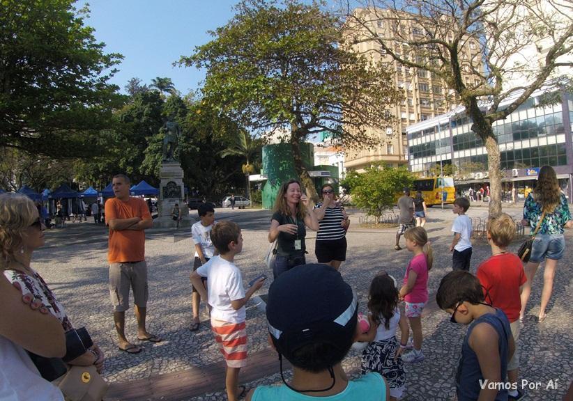 Roteiro no Centro de Florianópolis