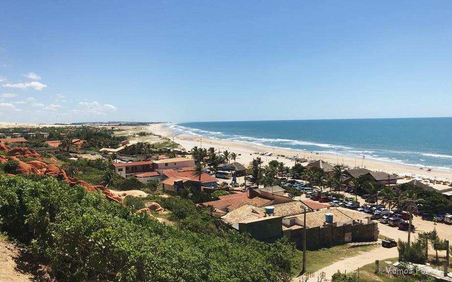 Praia de Morro Branco no Ceará, mirante da paraia de morro branco como é o passeio até morro branco