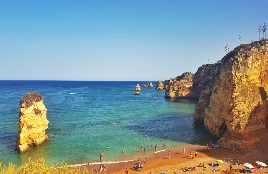 Belas cidades em Portugal: Praia da Dona Ana, Algarve