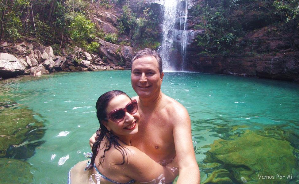 Cachoeira Santa Bárbara em Goiás