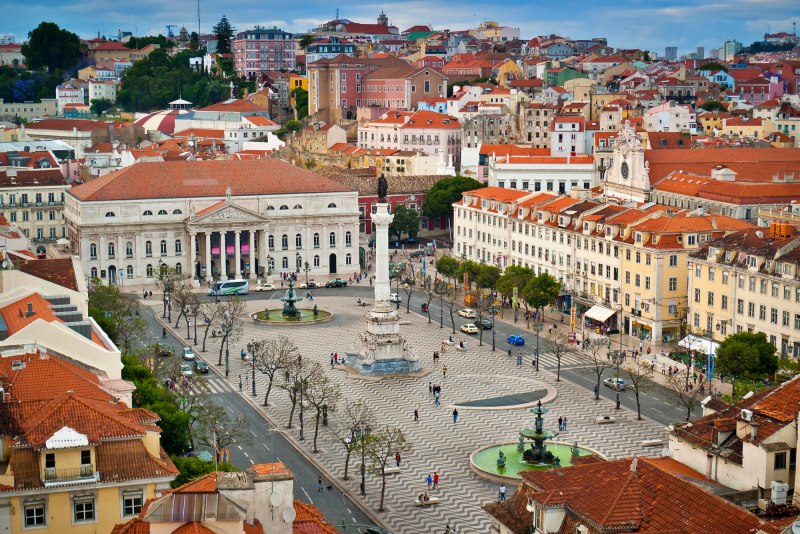 Pontos turísticos de Lisboa Praça do Rossio