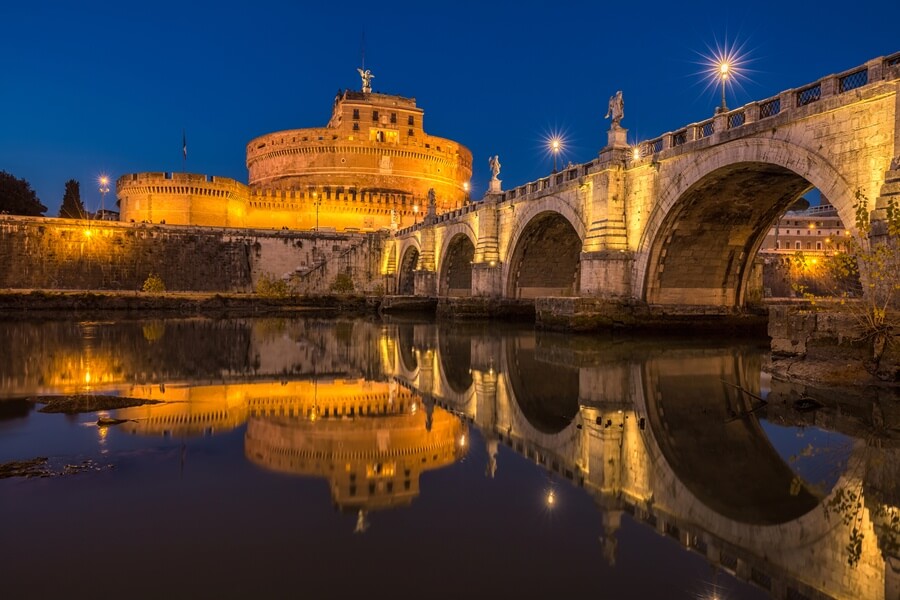 Castelo de Santo Angelo em Roma