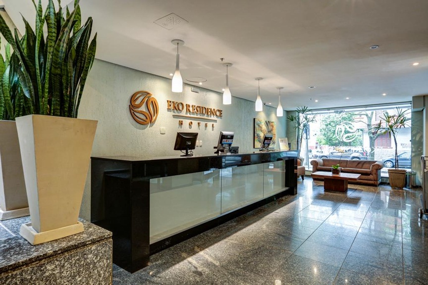 Eko Residence Hotel em Porto Alegre localização