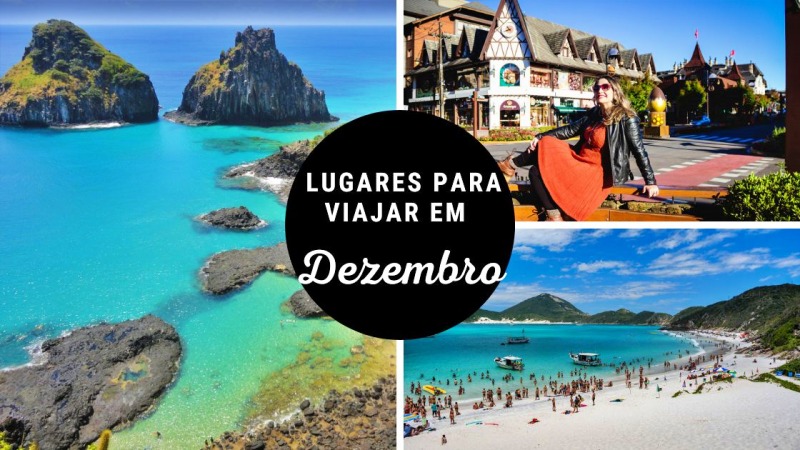 melhores lugares para viajar em dezembro no Brasil