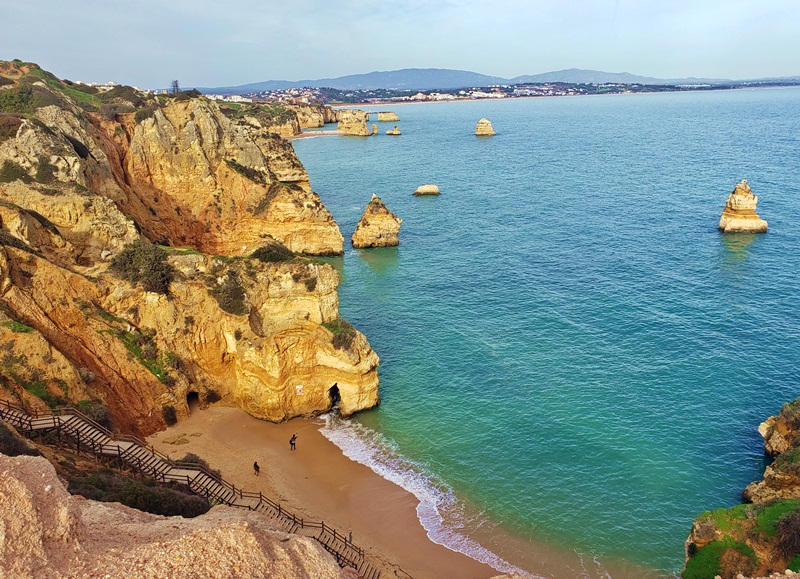 Praia do Camilo em Lagos, praias de Lagos, praias no Algarve, praias em Portugal