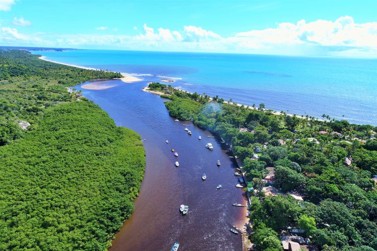 Melhores praias da Bahia, Caraíva na Bahia, caraiva, praias perto de trancoso