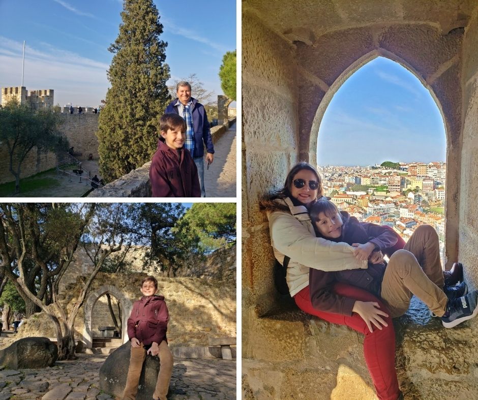 Castelo de São Jorge em Lisboa, férias em Portugal, férias em Lisboa, férias na Europa