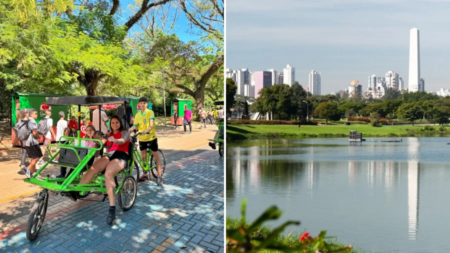 O que fazer com crianças pequenas em SP - andar de bike no Parque do Ibirapuera