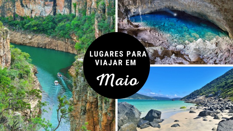 Melhores lugares para viajar em maio no Brasil