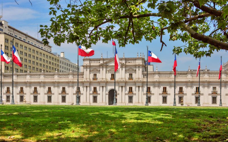 Palácio La Moneda principais pontos turísticos do Chile