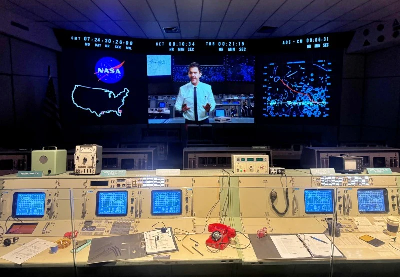 Sala de comando Houston do Space Adventure