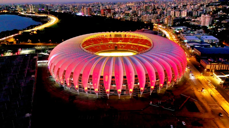 Estádio Beira Rio um dos principais pontos turísticos de Porto Alegre