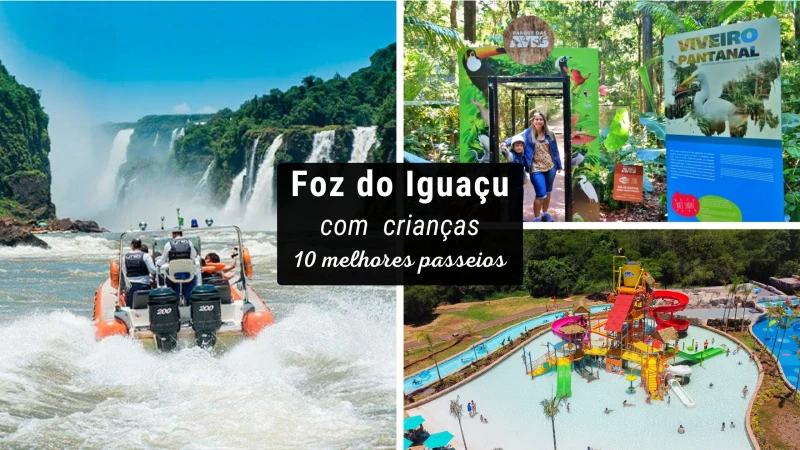 10 melhores passeios em Foz do Iguaçu para crianças