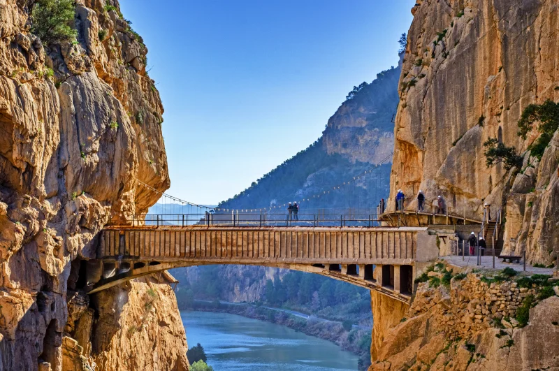 Trilha suspensa no Caminito del Rey, passeio bate e volta imperdível a partir de Málaga