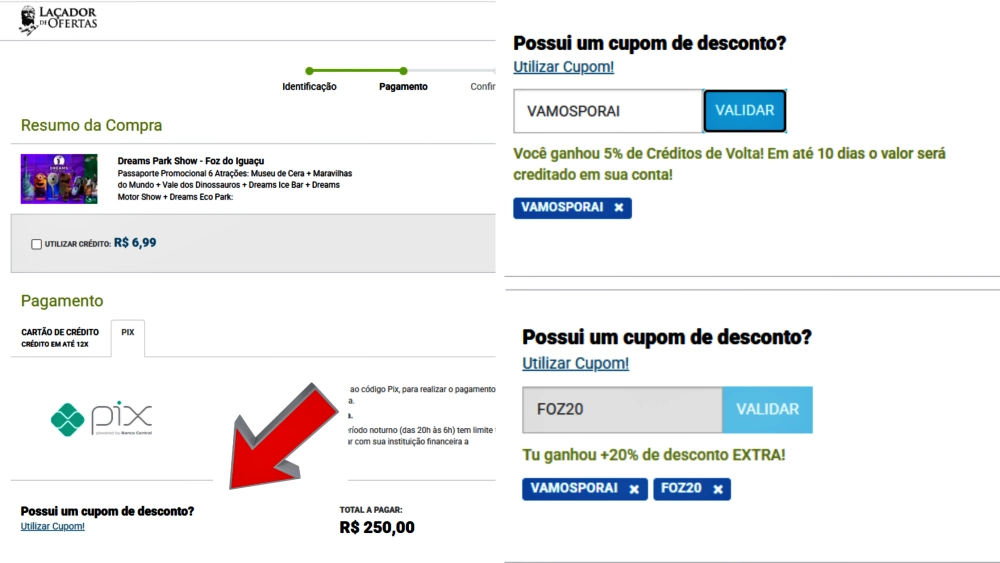 Cupons de desconto em Foz do Iguaçu, como economizar em uma viagem para Foz do Iguaçu